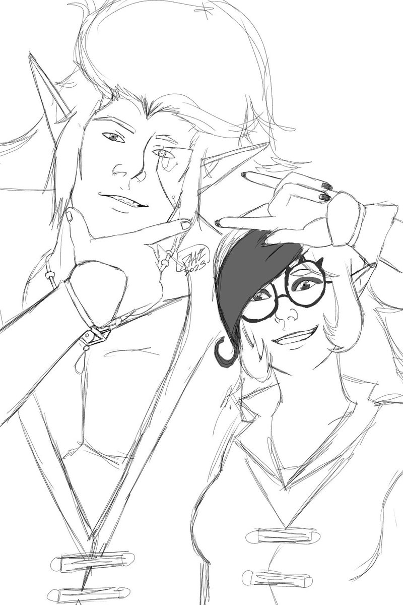 GalacticZyrus's tweet image. Can&apos;t sleep. Drew them instead!! || #legendofzelda #purah #Robbie #Zelda