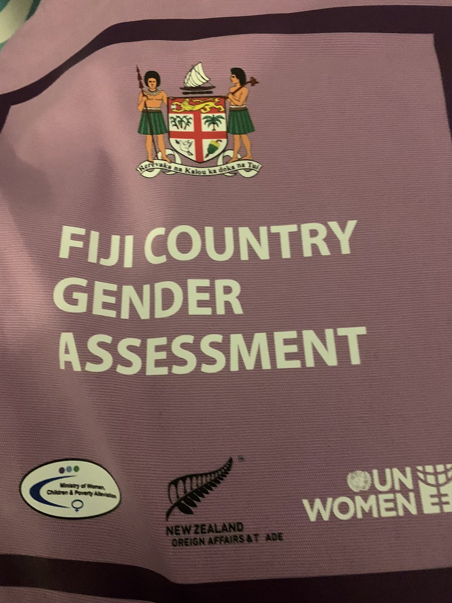 Great to catch up with colleagues at the #FijiGender Assessment launch The first of its kind  in the Pacific vinaka @lyndatabuyaMP  and @MFATNZ Suva @Senator_Heine @Adi Finau @MereseiniRakui1  @spc_cps @FijiGovernment