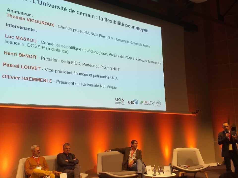 Aujourd’hui nous sommes au congrès « Publics empêchés : le sur-mesure accessible à tous ? Contraintes, opportunités et solutions » organisé par la <a href="/fied_asso/">FIED</a> et <a href="/UGrenobleAlpes/">Université Grenoble Alpes</a> 
📢 Retrouvez-nous à la table-ronde « L’Université de demain : la flexibilité pour moyen »