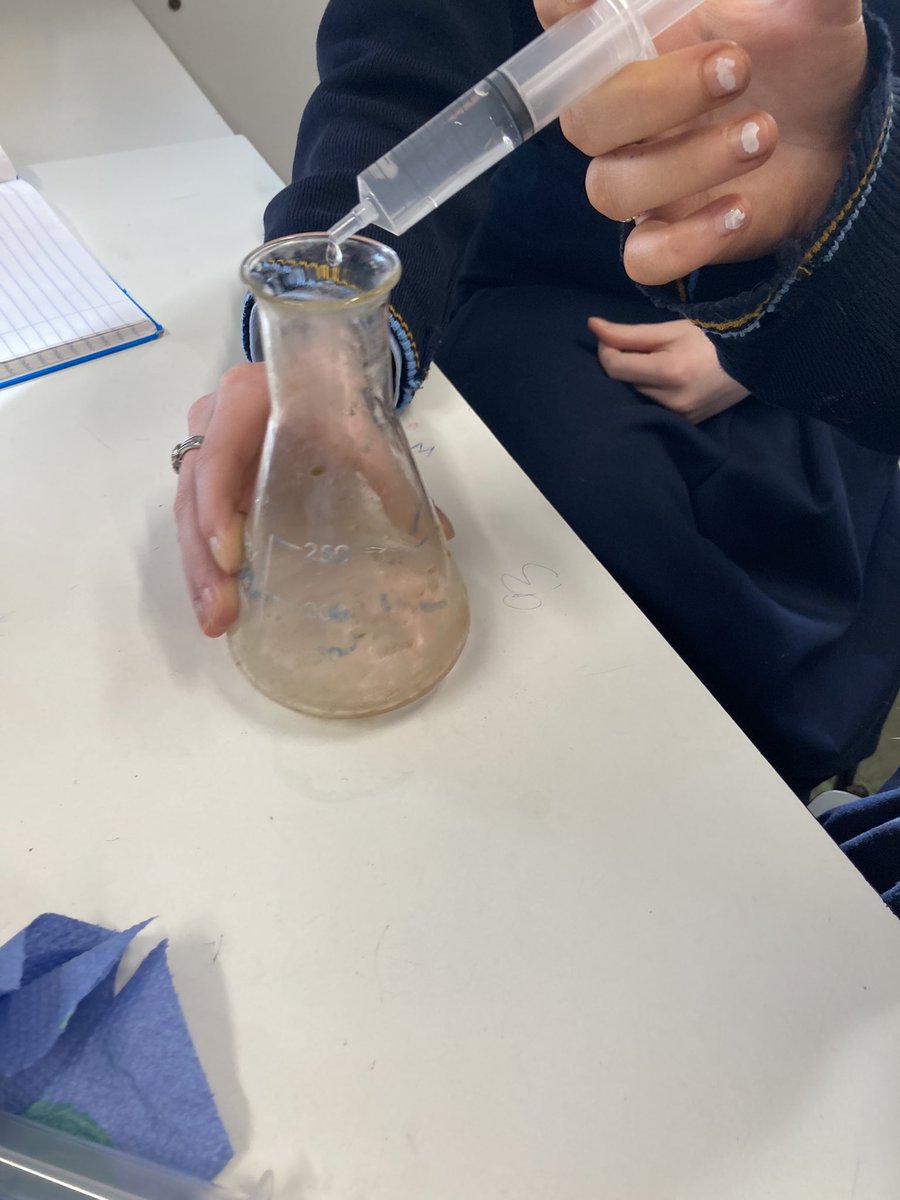 ColMhuire's tweet photo. The 3rd years were very busy this morning #investigating #acidbase #titrations on a small (wildly inaccurate) scale , but they really got the idea of #neutralisations! We can go for accuracy and precision next class. @CMhuireAskeaton https://t.co/P82sV8jCRA