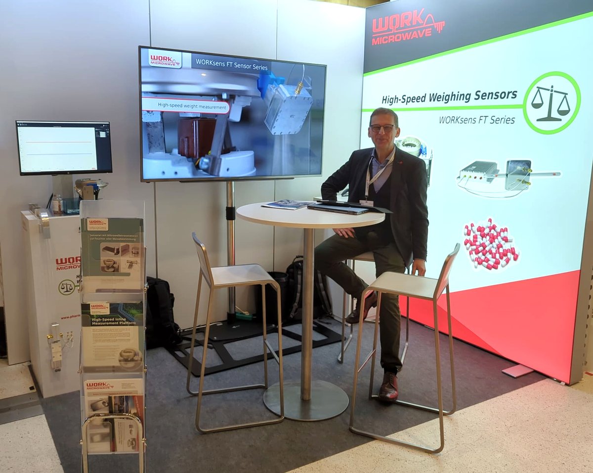 WorkMicrowave's tweet image. #PharmaTechnica in Wiesbaden has started today!

Thomas Wiesner and Lukas Lischke are looking forward to meeting you at our stand C19!
See our High-Speed Weighing Sensors live.

More Info:
work-microwave.com/pharmatechnica…

#WORKsens #MicrowaveSensors #Microwave