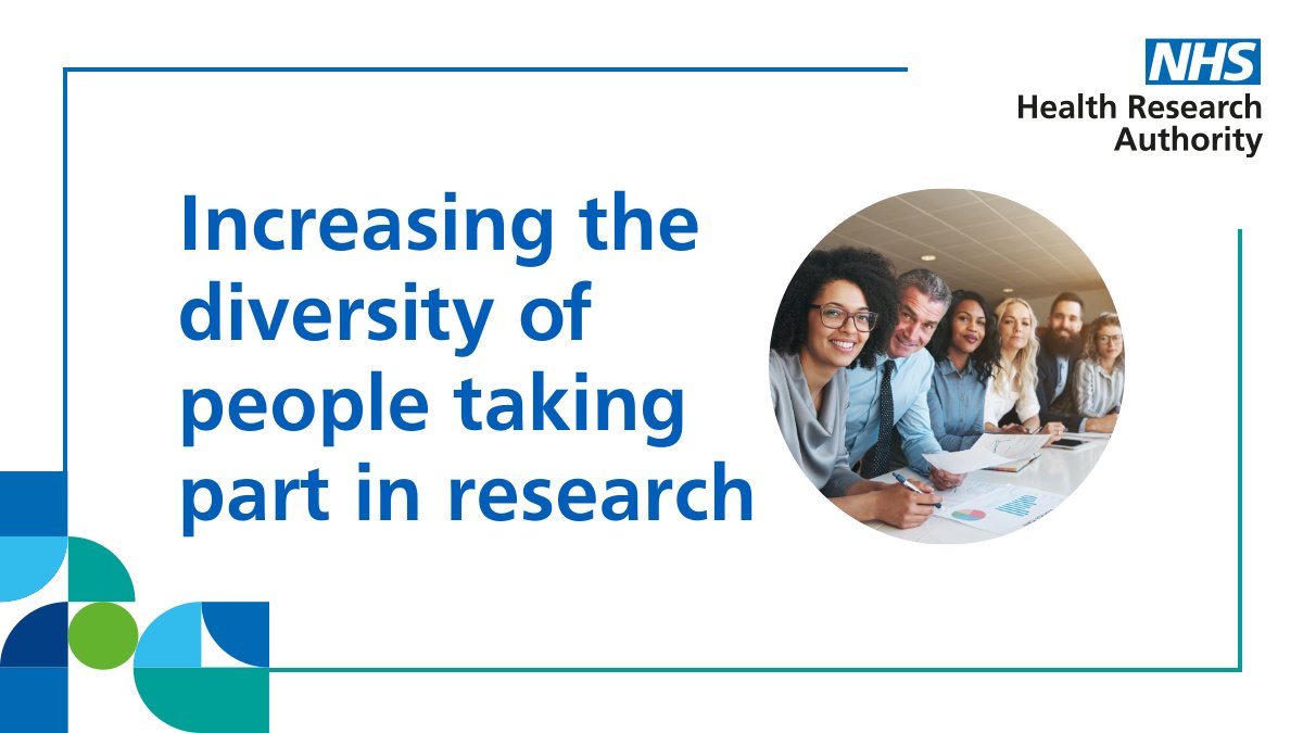 Diversity of participants from a broad range of backgrounds is crucial to ensure results of health and social care research are more widely applicable and meet the needs of the whole population. We, along with @MHRAgovuk, want to help researchers in this area. (1/2)