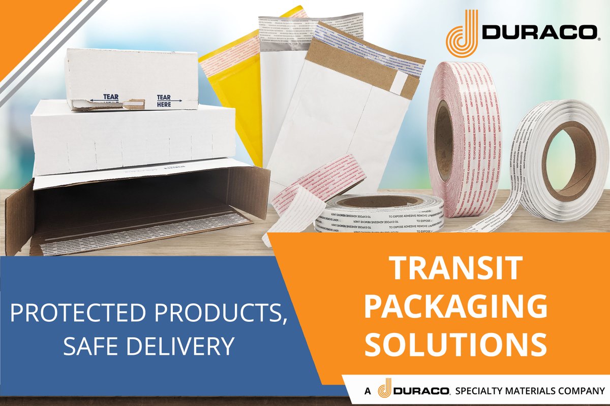 DuracoTapes's tweet image. Duraco's innovative transit tapes combine simplicity with dependability for an all-in-one adhesive experience, providing high-quality protection for packages until they arrive safely at their destinations.

Discover more: hubs.la/Q01z3MZs0

#Duraco #TransitPackaging