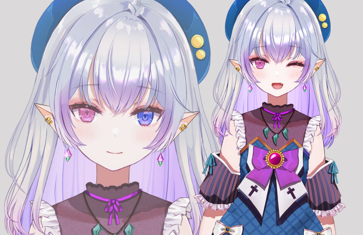 「まもなくこちらのVtuberモデル販売開始です～!This Vtuber mod」|胡瓜のイラスト