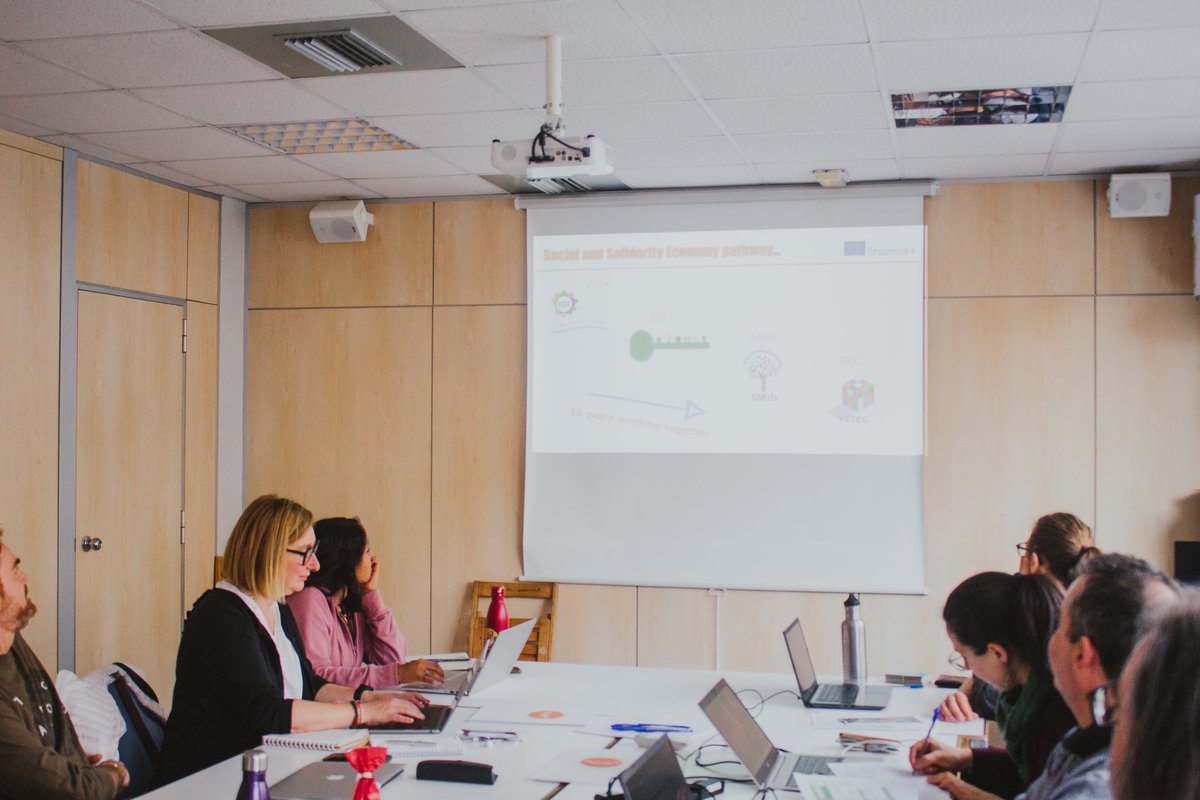RIPESSEurope's tweet photo. Beautiful pictures from last week in Barcelona for the KICK-OFF meeting of our exciting new European project on the creation of a game on #transformativeeconomies ! VIVA #YITEG ! More news coming soon...
#ESS #SSE
@Nexescat @idealudica Ninfea Beehive community Univ St Etienne... https://t.co/dCsB0HrRqq