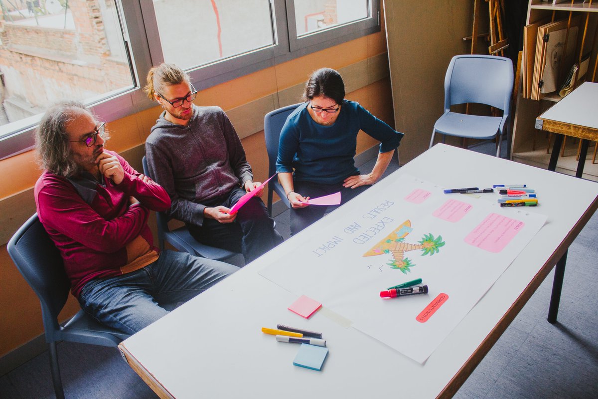 RIPESSEurope's tweet photo. Beautiful pictures from last week in Barcelona for the KICK-OFF meeting of our exciting new European project on the creation of a game on #transformativeeconomies ! VIVA #YITEG ! More news coming soon...
#ESS #SSE
@Nexescat @idealudica Ninfea Beehive community Univ St Etienne... https://t.co/dCsB0HrRqq
