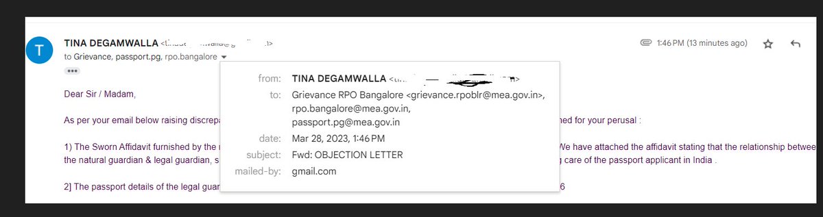 rumydegs's tweet photo. @passportsevamea - we have replied to the objection letter please assist sir https://t.co/e7OwOJESN4