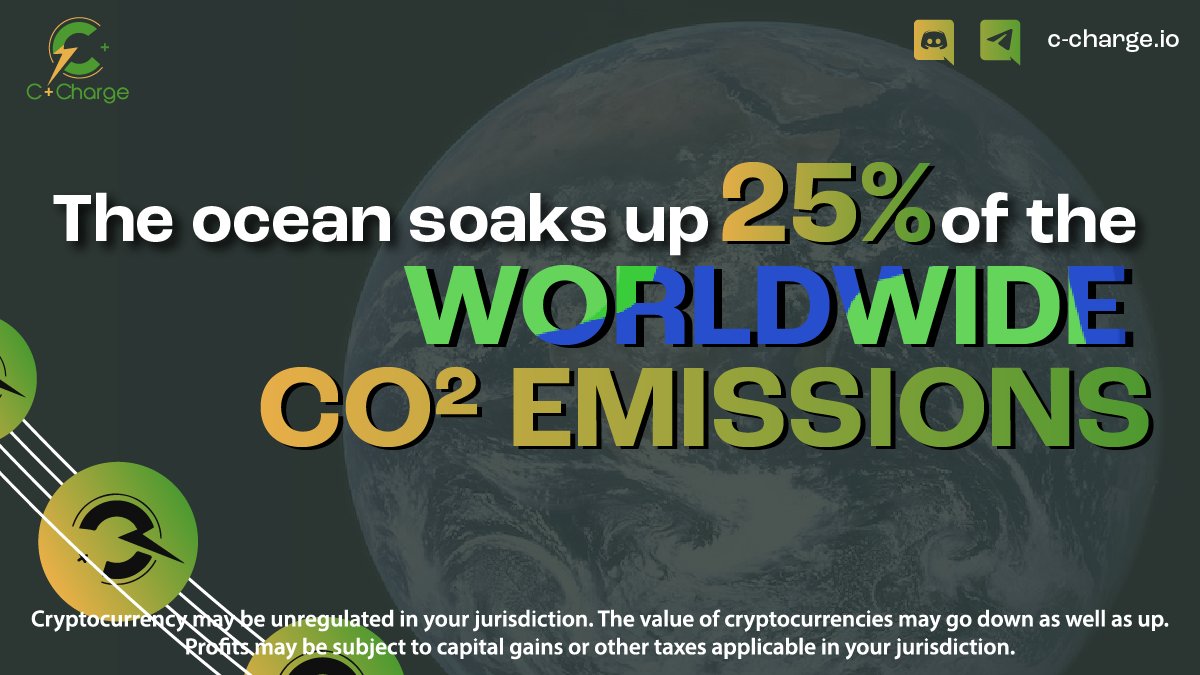 C_Charge_Token's tweet photo. 👀Fact check👀

🌊The ocean absorbs more than 90% of the heat generated by global warming and soaks up 25% of the worldwide CO2 emissions

This rapidly makes the ocean more acidic and catastrophic for marine life🐟

Join our #presale today⬇️
https://t.co/ixe18bPqzI https://t.co/Nz4HNQ21SL