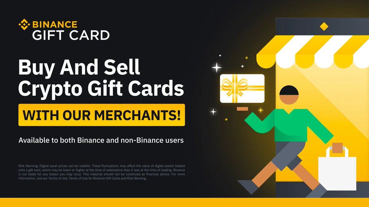 ICYMI: #Binance Gift Cards are now available directly through our merchant  stores! Explore here ➡️ https://t.co/IcLu3YnDVl