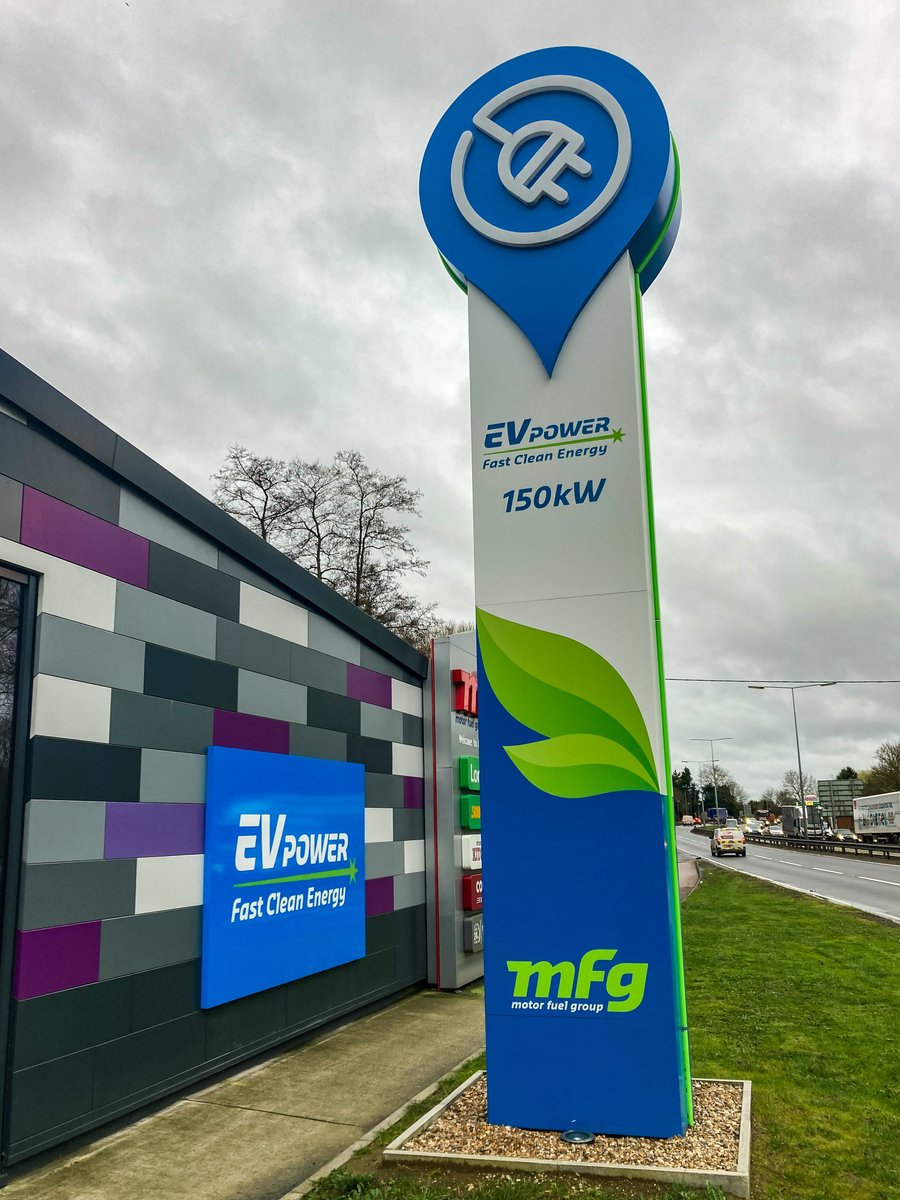 blaze_signs's tweet photo. The towering totem here at three more Motor Fuel Group EV Stations are llooking sublime!

We’re excited to see more of these open across the country!
.
#ev #electriccar #sustainability #bev #batteries #branding #marketing #signs #UltraRapid #WePowerTheFuture https://t.co/XUVdeEvGxP