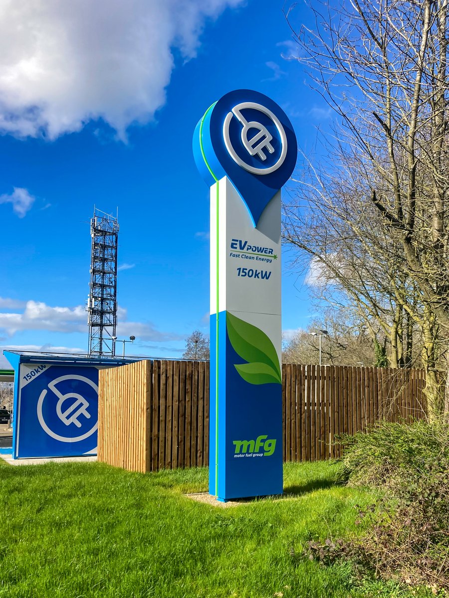 blaze_signs's tweet photo. The towering totem here at three more Motor Fuel Group EV Stations are llooking sublime!

We’re excited to see more of these open across the country!
.
#ev #electriccar #sustainability #bev #batteries #branding #marketing #signs #UltraRapid #WePowerTheFuture https://t.co/XUVdeEvGxP