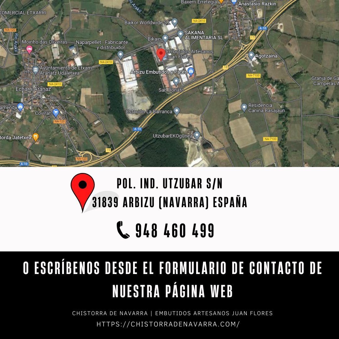 ChistorraNav's tweet photo. Sabemos que eres un amante de la chistorra y eso nos hace tener muchas cosas en común.

Si quieres conocernos, hacer un pedido o tienes alguna duda, haznos una visita, llámanos o envíanos tu pregunta a través del formulario de nuestra página web.

https://t.co/OOOvXlydQq https://t.co/WS1OjMzm3b