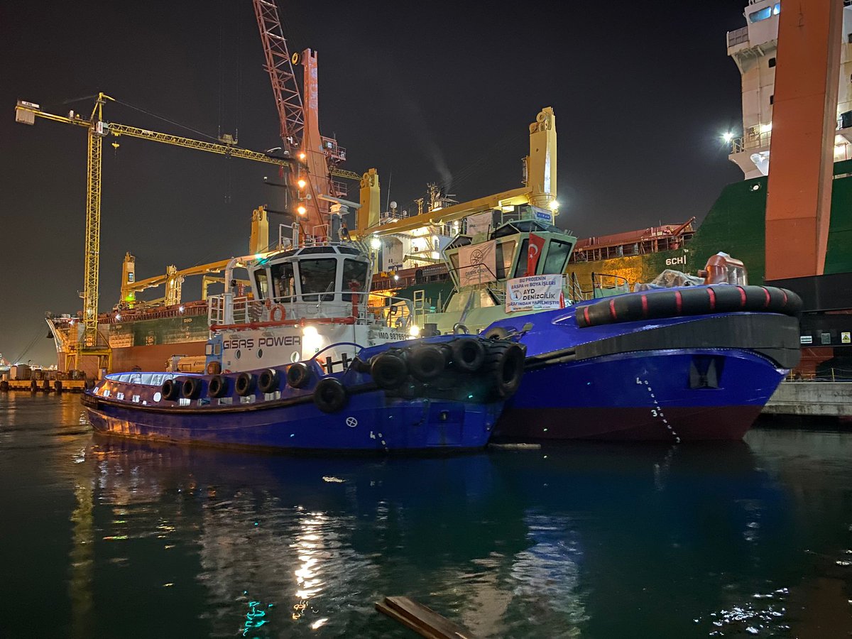 navteknavaltech's tweet photo. Another first ever built all-electric 45 Ton Bullard Pull touched the water in Tuzla - İstanbul.
NAVTEK Naval Technologies continues to lead the "Zero Emission" vessel design and building challenges at global scale.
#navtek #zeetug #tug #tugboat #allelectric #greentechnology https://t.co/haRjaV6sFO