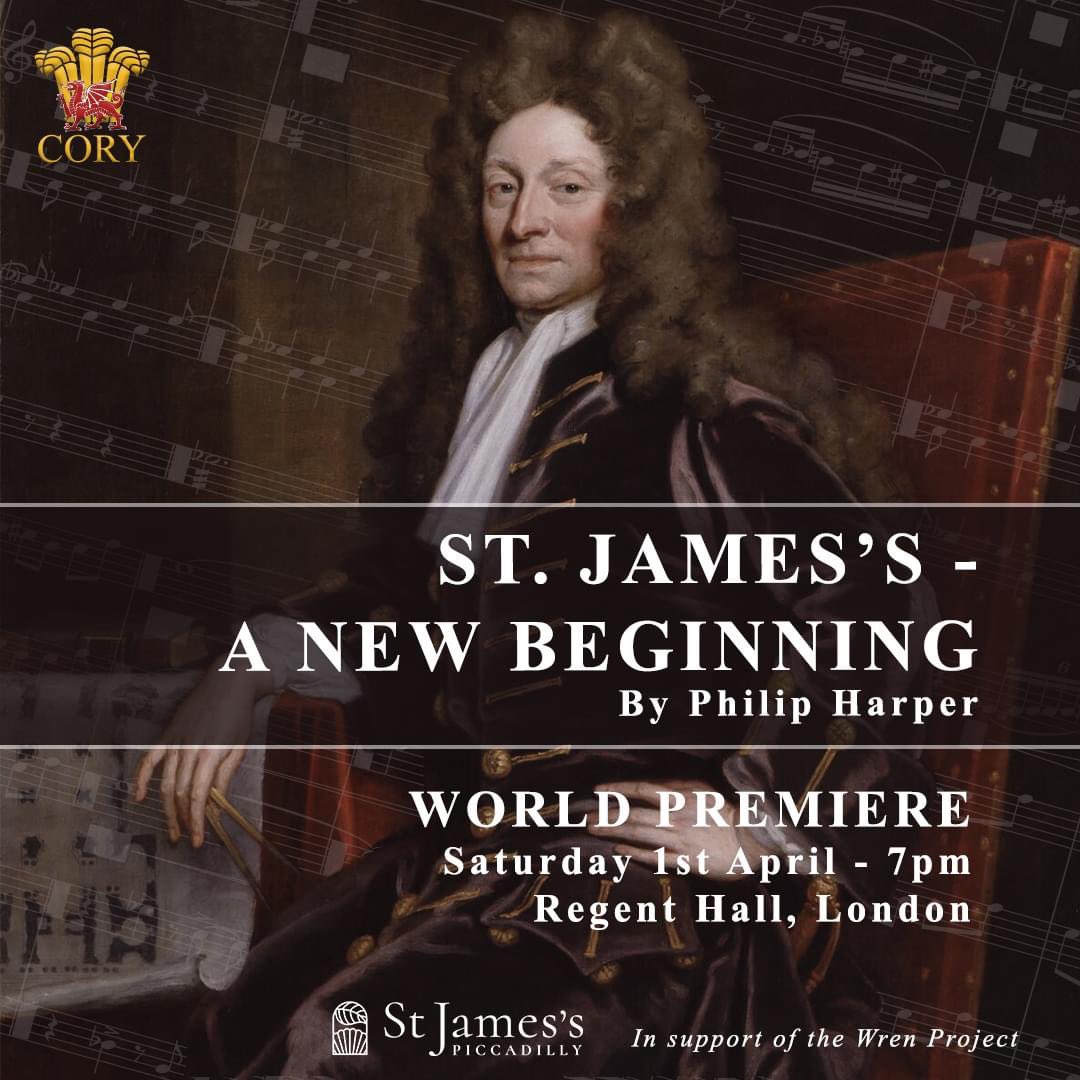 👏 CONGRATULATIONS 
to Philip Harper, on having his piece ‘ST. JAMES’S - A NEW BEGINNING’ selected for the National Finals of GB 2023 (1st section). 🌍The World Premiere is Sat 1st Apr - Regent Hall, London. 
🎟Tickets from - coryband.com
@philipharper1 <a href="/kapitol_promo/">Kapitol Promotions</a>