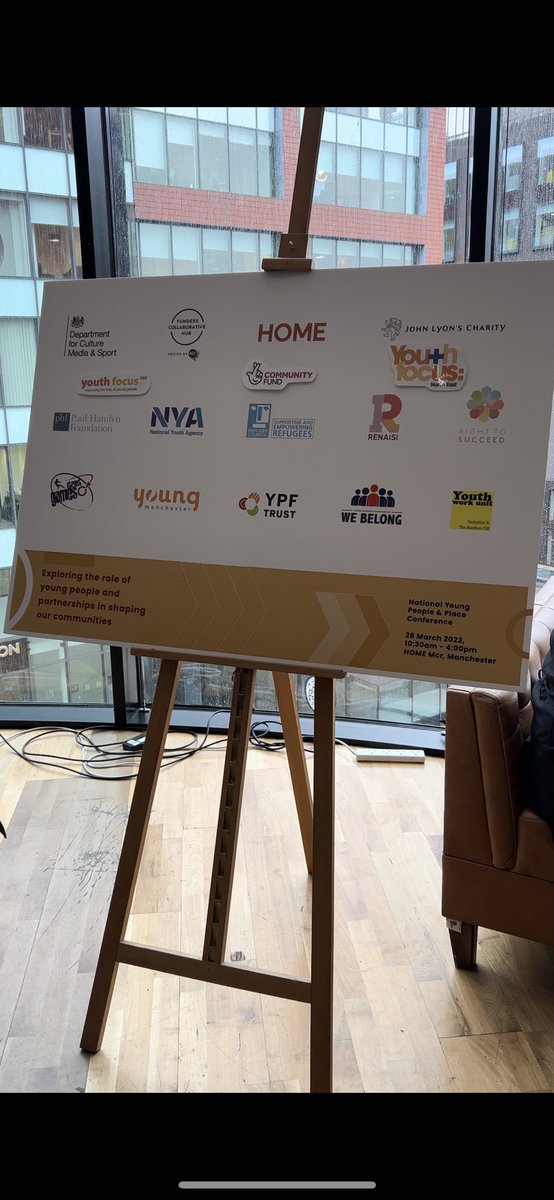 YPFtrust's tweet photo. 🚨 We are live @HOME_mcr for the National Young People &amp; Place Conference! #YPPlace23 🚨

@Dcms @young_mcr @funderhub  @johnlyoncharity @youthfocusse @youthfocusne @tnlcomfund @natyouthagency @phf_uk @refugeecouncil @renaisi @right2succeed @streetgames @webelong_19 @youthworkunit https://t.co/yIIJJ7LHIa