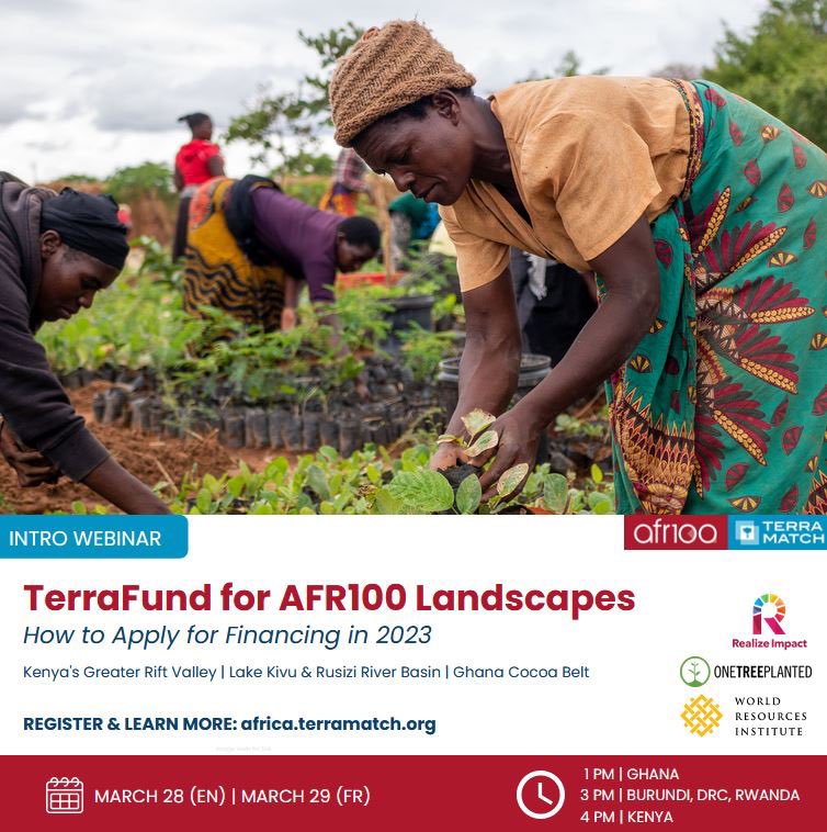 Do you have any questions on how to apply to the new round of TerraFund for #AFR100? 
Register to join the preview webinar happening in 3 hours   
<a href="/restoreforward/">WRI Restoration</a> <a href="/Afr100_Official/">AFR100 Initiative</a> 

wri.zoom.us/webinar/regist…