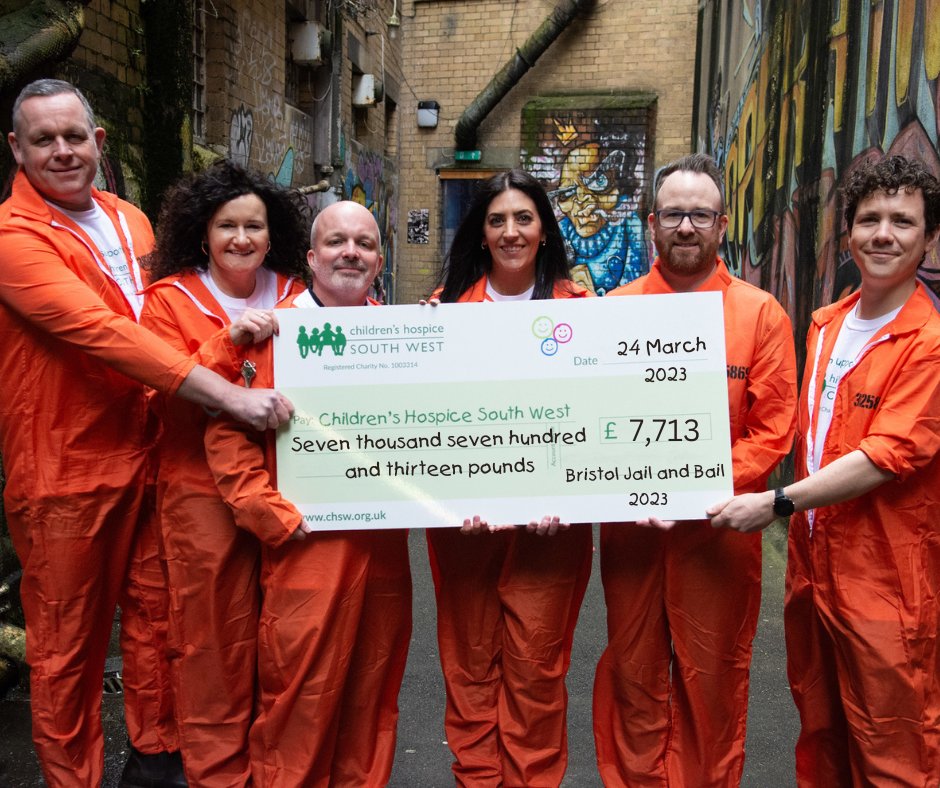 CHSW's tweet photo. They're free ๐จ
Our Bristol inmates have collectively raised whopping ยฃ7,713 with still donations rolling in ๐ฐ A big thank you to everyone who has helped raise funds, which will make a real difference to the children and families cared for by CHSW ๐
#CHSWBail #CHSW https://t.co/yQWddMqoke