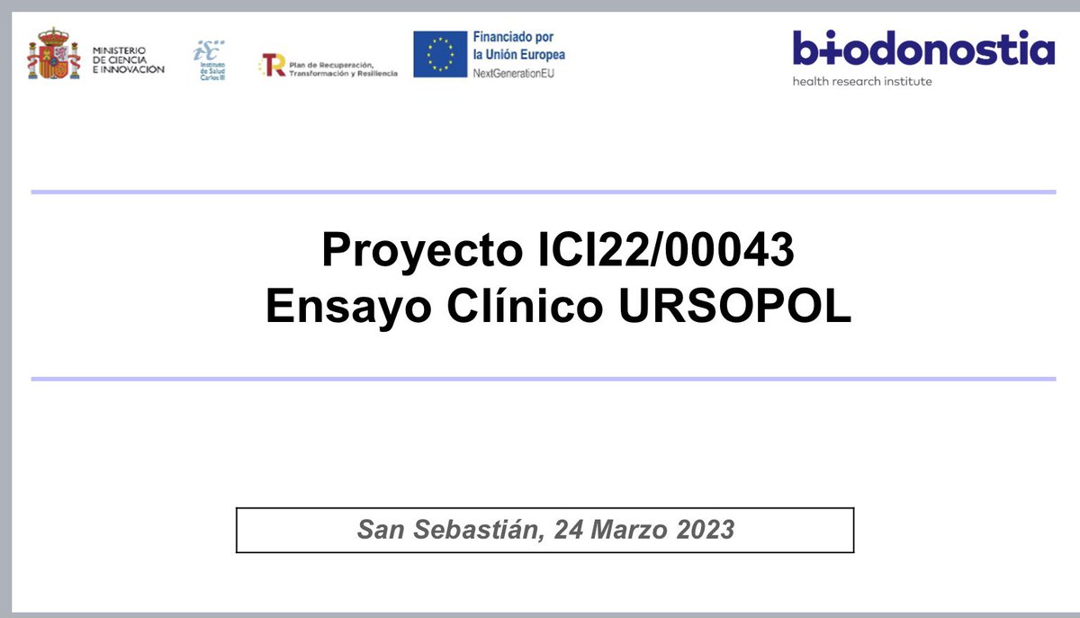 📌 First Investigator meeting of URSOPOL Project in polycystic liver diseases, coordinated by @Biodonostia with @SaludISCIII grant. 🧬💊
Great talent doing translational research. Lucky to have such great collaborators. 
@JesusMBanales @DonostiaLuis @osakidetzaEJGV