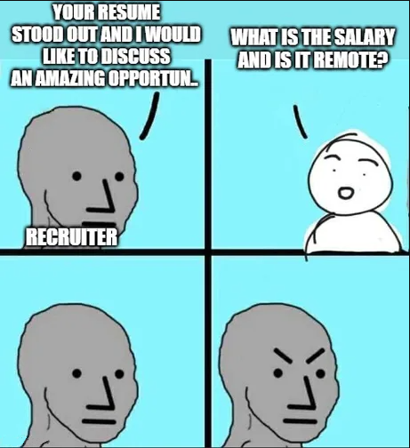 RemoteMore's tweet photo. 😔 Sorry recruiters, you must be up to date.

Job seekers want a clear remote policy, not sweet talk. https://t.co/dLzbeEPKcD