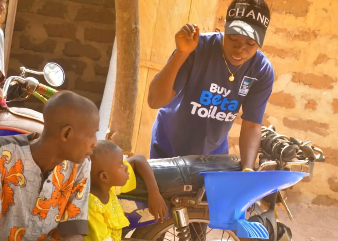Toiletpride's tweet photo. Toiletpride builds markets for sanitation and hygiene in Nigeria because of the importance of improved sanitation to health and productivity of Nigerians.

@UNICEF @UNICEF_Nigeria @SATO_Toilets_AF 

#toilets #sanitation #hygiene https://t.co/f9PMfjKTOv
