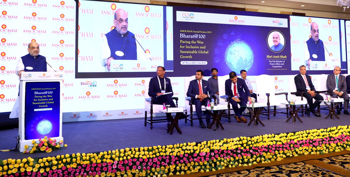 AmitShah's tweet photo. Despite being one of the oldest chambers of commerce &amp; industry, the @ASSOCHAM4India has taken a wide range of industries under its wings including small and medium-scale businesses. 

The sprawling diversity of its members makes it a powerful bridge between govt and industry. https://t.co/ICi08Hpc5X