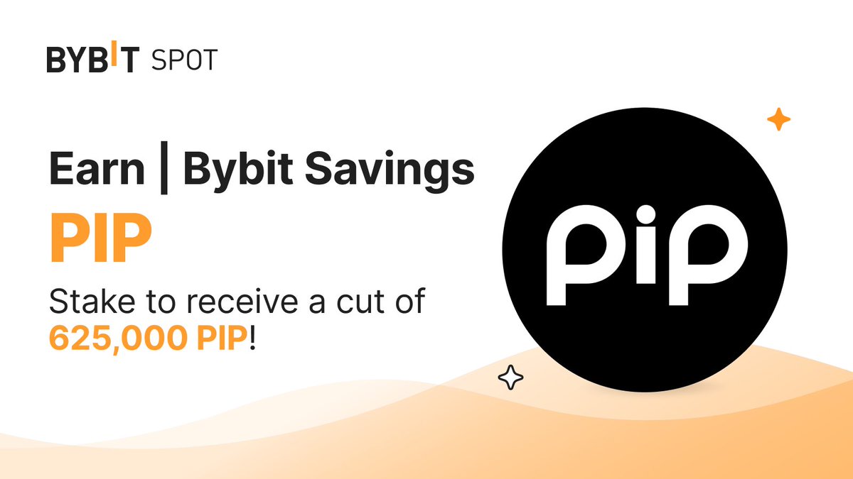 Bybit_Official's tweet photo. 👀 Missed out on the $PIP Deposit to Earn event?

Don't miss the staking event with 625,000 $PIP prize pool now! @getpipcom 

Join the event here: https://t.co/djVuPmfSLG

#TheCryptoArk #BybitSpot https://t.co/cIZq5JzSEA