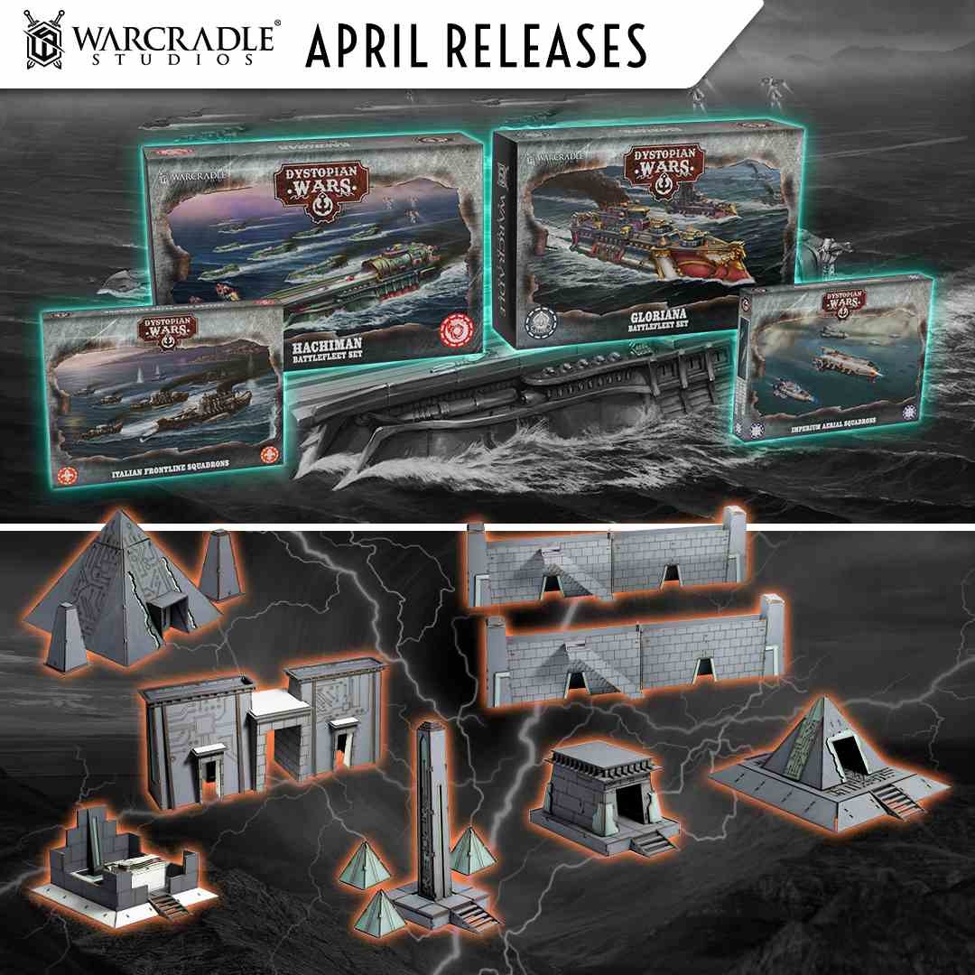 warcradlestudio's tweet photo. It’s another busy month here at Warcradle Studios. Did you manage to guess any of the upcoming releases for the Crown, Empire and more?

Read our blog to find out more about the April releases here: https://t.co/klGPhMOz7f

#DystopianWars #WarcradleScenics #SceneryandTerrain https://t.co/qiaALbcG90