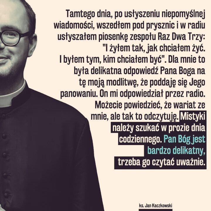 sAgnieszkaP's tweet photo. #xjankaczkowski
7 lat temu do domu Ojca odszedł 
ks. Jan #Kaczkowski. 
Miałam okazję Go poznać i tego spotkania nigdy nie zapomnę. https://t.co/hqZsDoCZA6