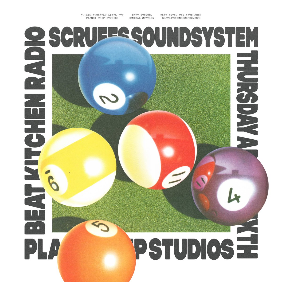 Scruffs Soundsystem holding it down next Thursday night 💨 features running heavy 🔊 RSVP beatkitchenrecords.com/bkr-007