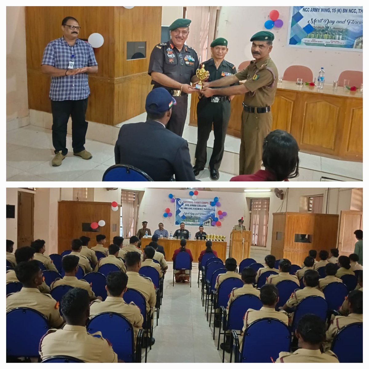 15KeralaNCC's tweet image. KHUSHI CHAHE PAL BHAR KI HO YAAD HAMESHA REHTI HAI The glee &amp;amp; joy on the faces of proud graduates NSS Hindu College @15KeralaNCC @ktymcdr @KER_LAK_DTE @beri_alok @HQ_DG_NCC was 2b seen to b believed. All the best #NationalCadetCorps #proudgraduate @DefencePROkochi @DefencePROTvm