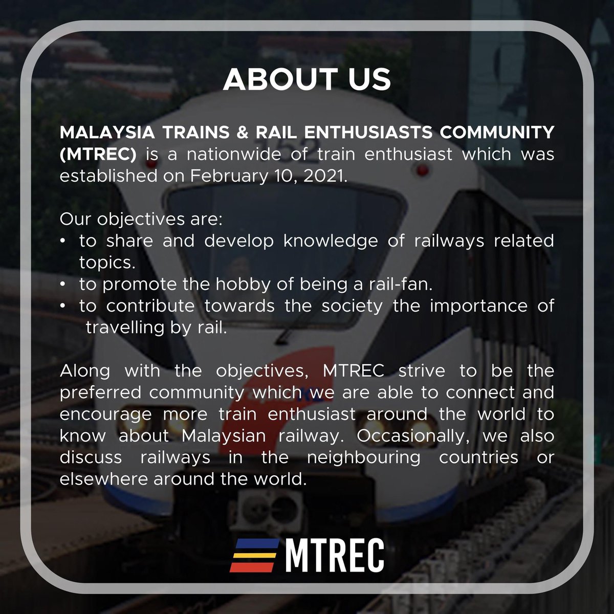 mtrec_official's tweet photo. About Us https://t.co/7c3Jqrka7R