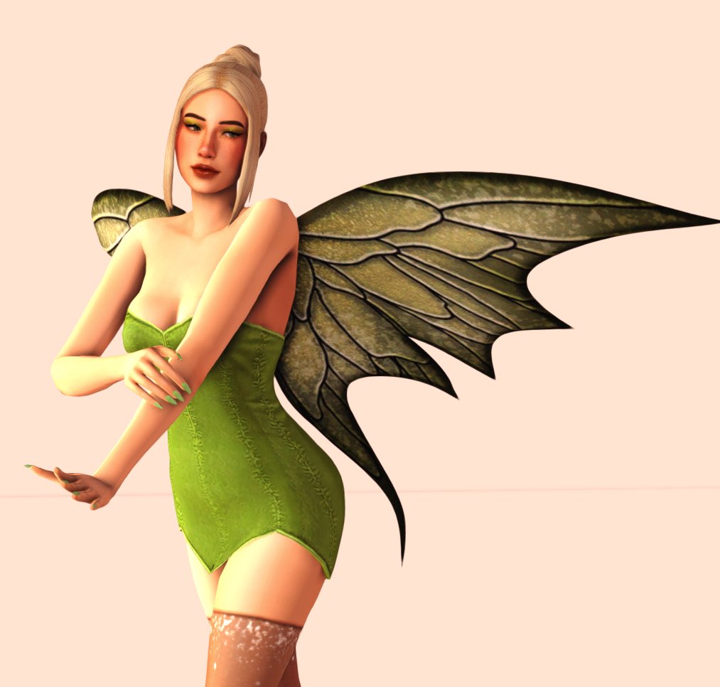Chelsea in a Tinker Bell Outfit 😩🙏 #TheSims #ShowUsYourSims