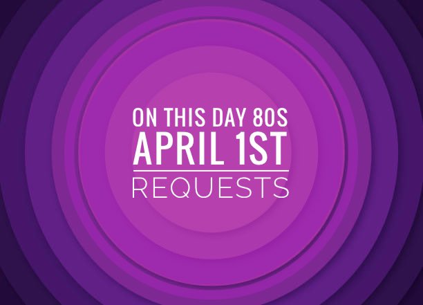 Thanks!

<a href="/always_glam/">Hayley England</a> 

Requests received for #OnThisDay80s at website onthisday80s.com

Next new show Sat 1 Apr 11am-1pm on <a href="/247Mix/">247 Music Mix</a> @TVGoldRadio <a href="/Yhd2021/">YourHitsDigital</a> <a href="/rockingfoxradio/">Rocking Fox Radio</a> <a href="/switchradio_uk/">Switch Radio UK</a> <a href="/TheJukebox99/">The Jukebox</a> <a href="/AwaydayR/">D R L PROMOTIONS</a> <a href="/ChippenhamFM/">ChippenhamFM</a> 
<a href="/RuberyRadio/">roger bishton</a> 
<a href="/WrockManila/">WRocK Manila</a> + during the week!