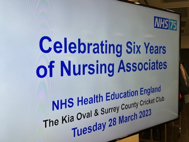 The nursing associates’ celebratory event is now being opened by <a href="/MRadford_HEECN/">Prof Mark Radford CBE PhD RN</a>, Deputy Chief Nursing Officer for England. The nursing associate role has been in place for 6 years. They make a fantastic contribution across all four fields of nursing. #nursingassociates <a href="/teamCNO_/">teamCNO 💙</a>
