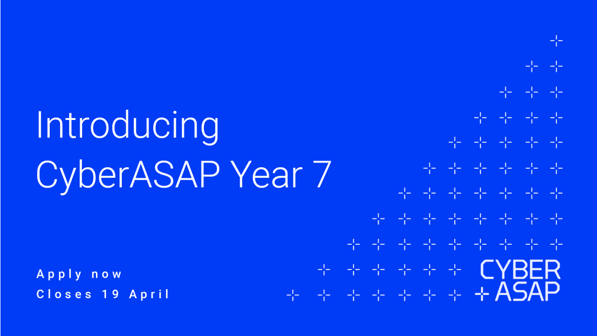 CyberASAP's tweet photo. Drum roll🥁
We're delighted to announce that CyberASAP is back for a seventh year🎉
Cyber academics can now apply to join our cohort!
Deadline: 11:00 - 19 April 2023
Briefing event: 13:00 - 29th March
Learn more here👉https://t.co/hpFXgoPZfL
@innovateuk @KTNUK @SciTechgovuk https://t.co/mLmNIpmMm0