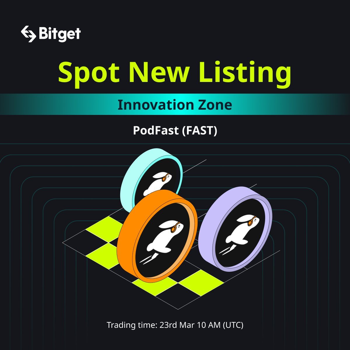 Miller92Jacob's tweet photo. 💥NEW LISTING ALERT 💥
Drop your insights with the new listing @bitgetglobal
from the world's top podcasts @PodFast_
🚀 #FASTxBitget https://t.co/zIWBj1epv7