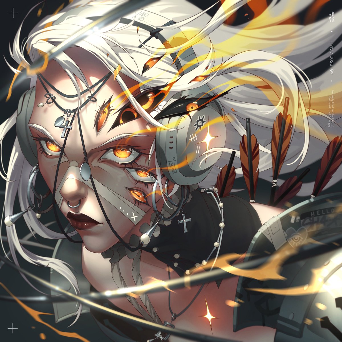 I decided to fight the apathy in this way. I woke up my fury. My fury has her teeth tightly clenched and eyes full of fire.

0.4 eth