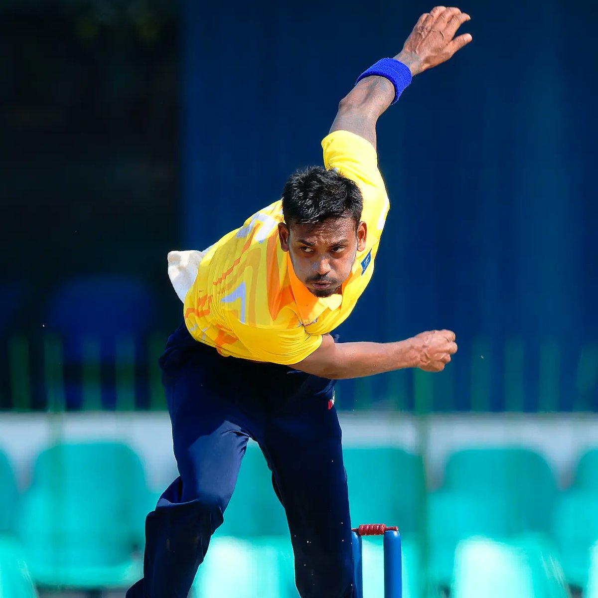 OfficialSLC's tweet photo. Dushmantha Chameera 'Back in Action'. 👀

#NSL23 https://t.co/l4mvDnYMzq
