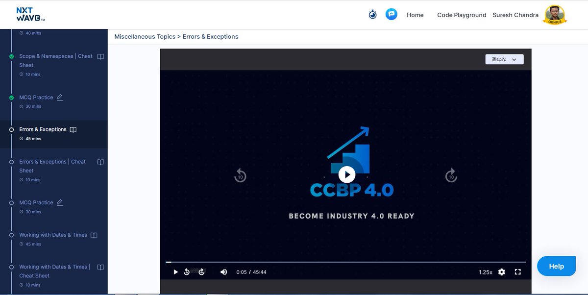 SSuresh2530's tweet image. Hii guys this is my day 2 of April Code Challenge toady's class is about Miscellaneous Topics Errors & Exceptions
@rahulattuluri @sashankreddy07 @girishakash13 @nxtwave_tech
#nxtwave #ccbp #AprilCodeChallenge #ProgrammingChallenge #CodeChallengeAccepted #CodingChallenges