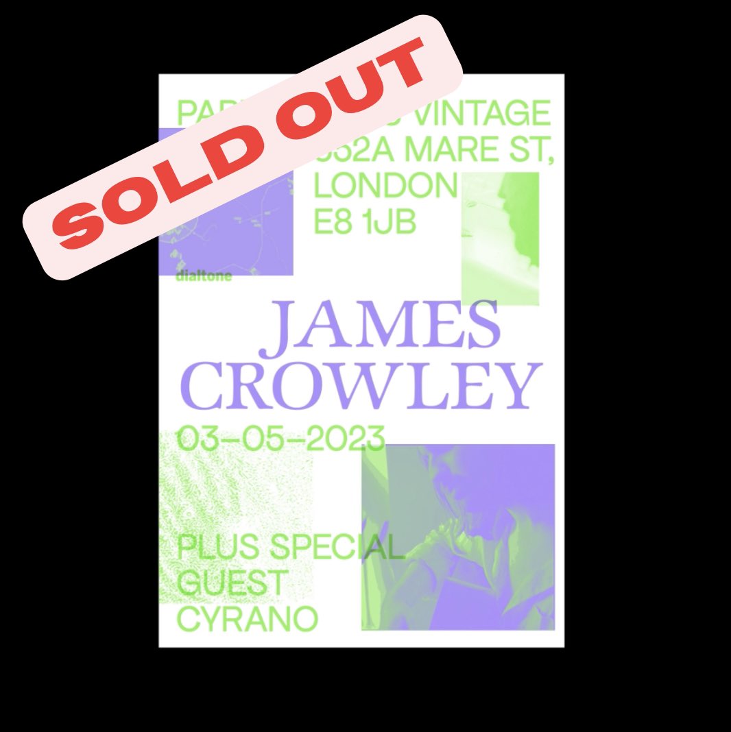 Coming back to twitter to brag. Thanks for selling out London x