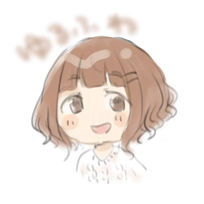 ゆるふわボブな柚ちゃんのらくがき出てきたのでおいとくね 