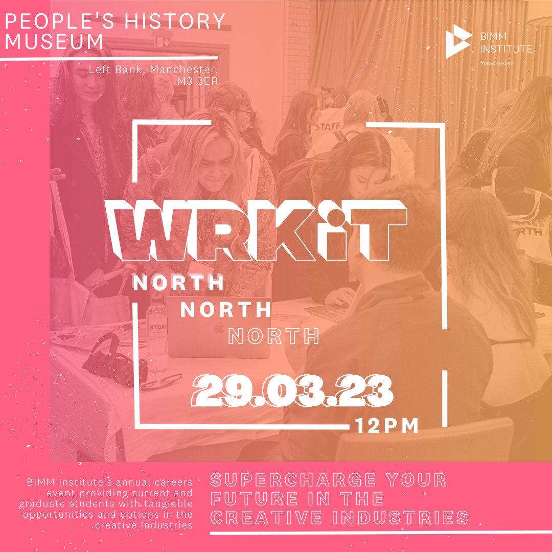 SharpFutures's tweet photo. This Wednesday we'll be at @BIMM_Institute's #WRKiT North event @PHMMcr, speaking to Manchester Screen School students about #SharpFuturesPOD and career opportunities in the TV, creative &amp; digital sector https://t.co/5ymOJOXLL3