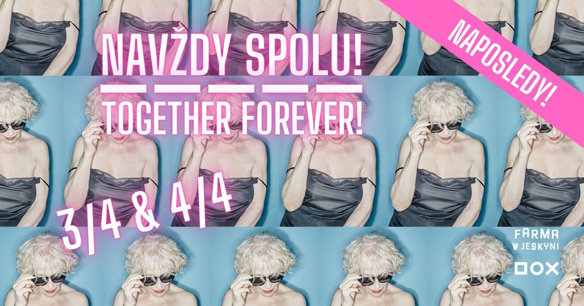 Už jste viděli, jak to umí rozjet senioři v představení Navždy spolu!? 💃 3. a 4. dubna budete mít poslední příležitost zažít unikátní propojení profesionálních performerek souboru a amatérských tanečníků seniorů. Stáří nemusí být nuda ani utrpení, ale naopak jedna velká party!