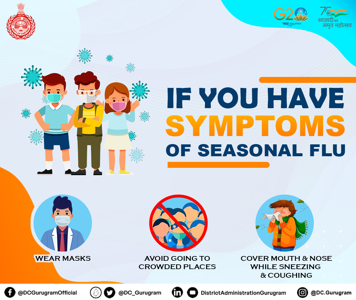 DC Gurugram on Twitter "Follow the listed precautions if you have