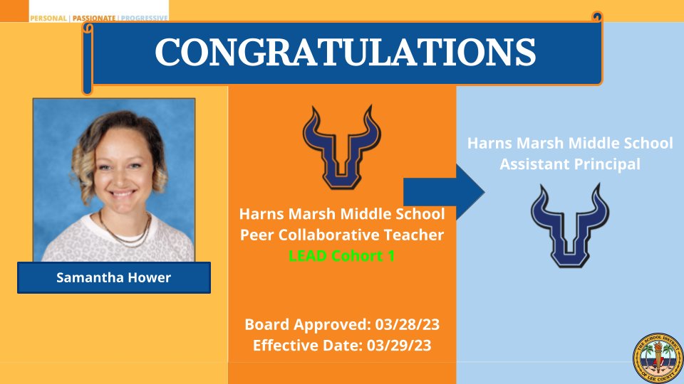 Congratulations on your appointment! 🎉@HarnsMarshMS @LeeSchools #AssistantPrincipal #leadership #LEAD