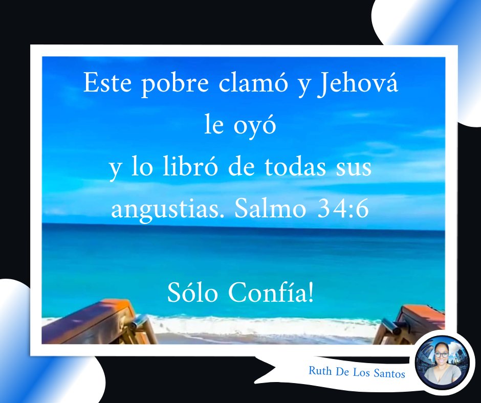 RuthDeL60413421's tweet photo. Jehová Dios te escucha. Bendecido día en el nombre poderoso de Jesús 🙏
#LoQueNecesitasSaber #sóloconfia #DiosEsFiel #victory #dejateguiar #JesusTeAma #JehovaDios #diostedefiende #SoloConfia #DiosEstaContigo #Ruthdelossantos https://t.co/FUgCjvs80v