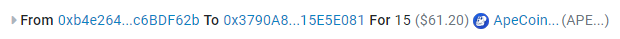 dnfnftofficial's tweet photo. Dear winners, sorry for the wait but we have successfully transferred 15 $APE gifts to the respective wallets.

Congratulations again @0xdindin @FelixOez @yumipeixuan 🎁 https://t.co/Vnd5tUsC5V