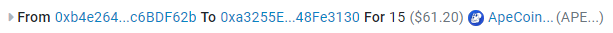 dnfnftofficial's tweet photo. Dear winners, sorry for the wait but we have successfully transferred 15 $APE gifts to the respective wallets.

Congratulations again @0xdindin @FelixOez @yumipeixuan 🎁 https://t.co/Vnd5tUsC5V