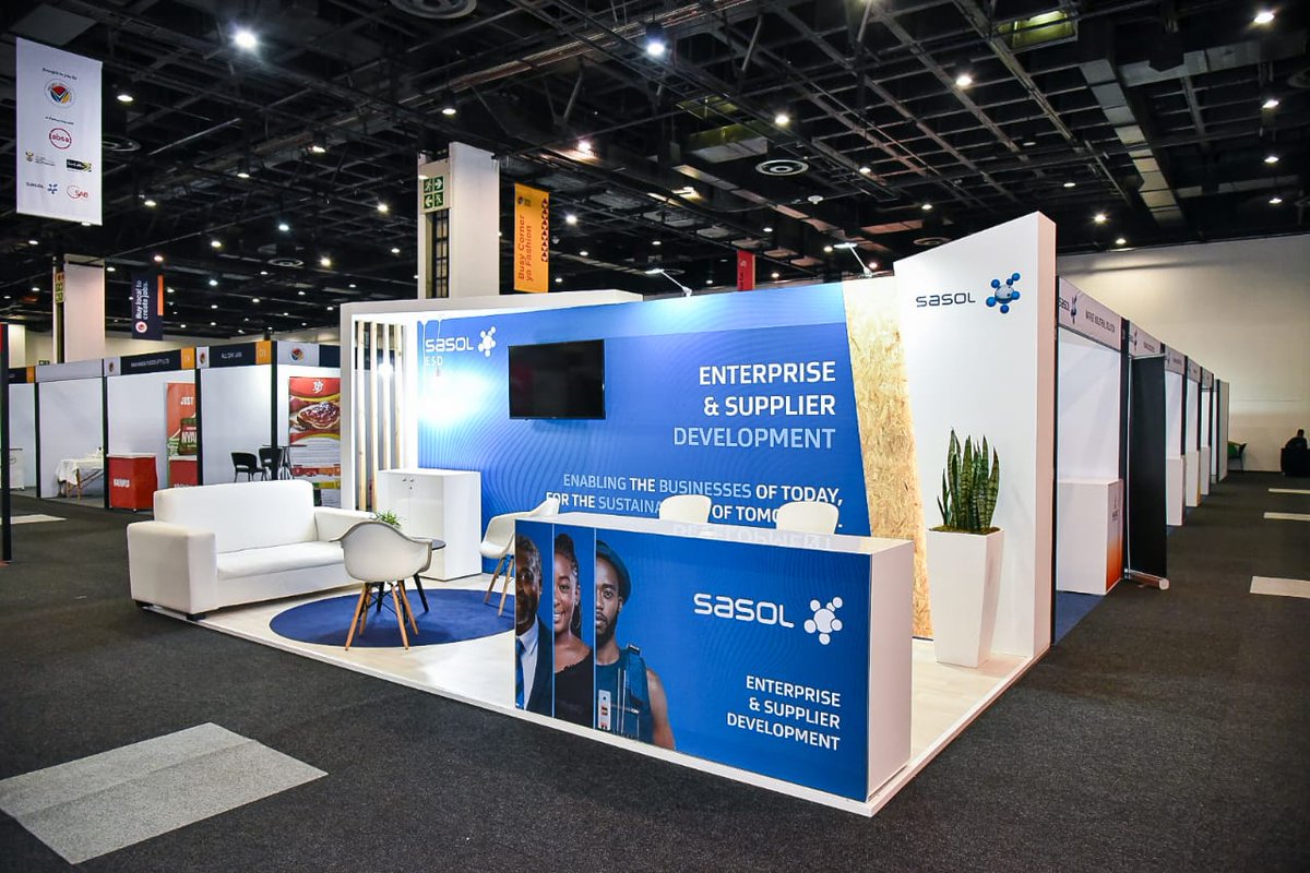 ScanDisplay's tweet photo. Our team did the infrastructure, branding and feature areas @ProudlySA Buy Local Summit &amp; Expo 2023 which is in its final day today @SCC_Joburg. https://t.co/gMk3bNYNpA