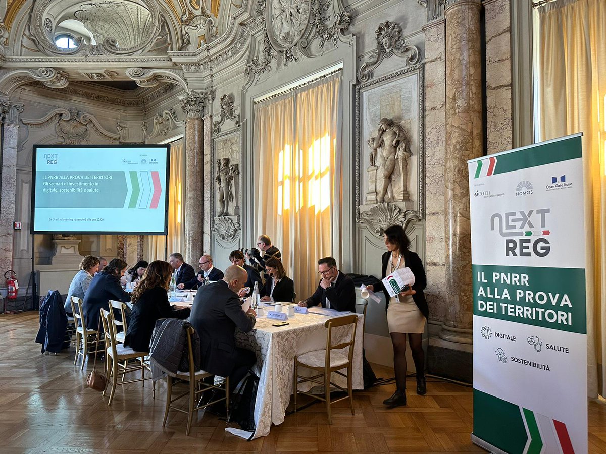 NomosCSP's tweet photo. Oggi abbiamo presentato #NextReg šŖšŗ
L'iniziativa, promossa in partnership con @ICompetitivita e @opengateitalia, si propone di monitorare l'attuazione del #PNRR a livello regionale.
Qui ĆØ possibile rivedere l'evento ⤵ļøā¤µļø
https://t.co/k6GkXGCwCS https://t.co/QSOzEhTuT6